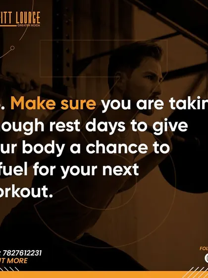 Pro Tip 3: Make sure you are taking enough rest days to give your body a chance to refuel.