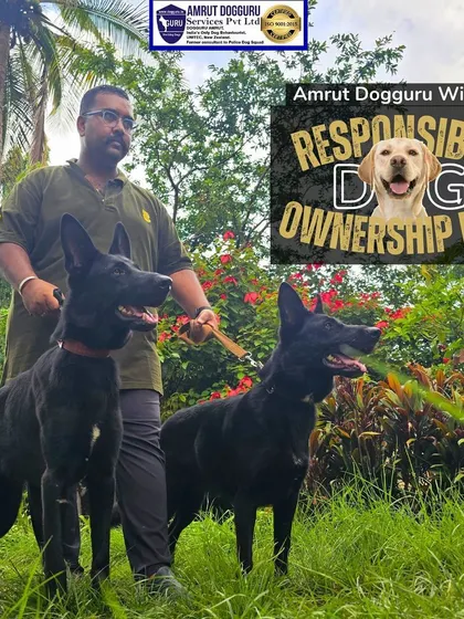 On Responsible Dog Ownership Day, I am pictured with two of my trained dogs. Ownership is a commitment to training, health, and providing a balanced life for your companion.