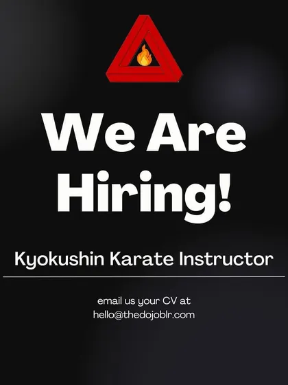 As we grow, we are always looking for dedicated instructors to join our team. This reflects our commitment to expanding and strengthening our Kyokushin Karate program.