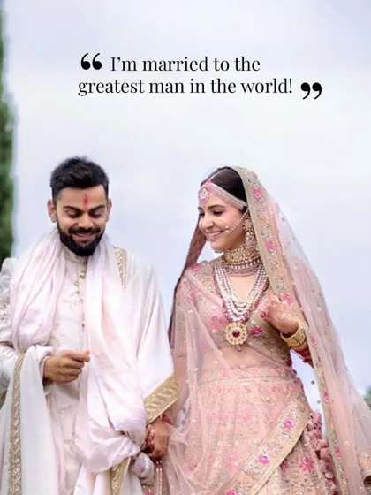 Anushka's proud declaration speaks volumes. A great partnership is one where you genuinely believe you are with the greatest person in the world.
