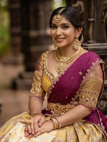 A happy, serene portrait.