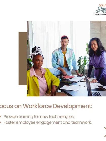 A skilled workforce is your greatest asset. We help you focus on workforce development by providing training for new technologies and fostering a culture of employee engagement and teamwork.