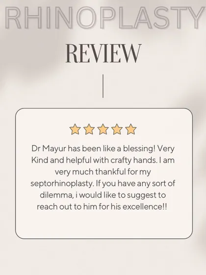 Nothing is more rewarding than a happy patient. This review highlights a successful septorhinoplasty, a procedure that corrects both the appearance of the nose and breathing issues from a deviated septum.