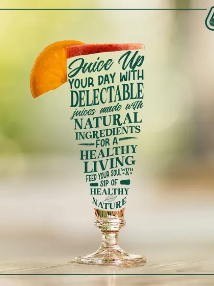 Juice up your day with our delectable juices made from natural ingredients. It's a sip of healthy nature that feeds your soul and energizes your body.