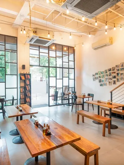 Our Vasant Vihar location is bright and airy, with plenty of natural light. It's a great spot to work from or just relax.