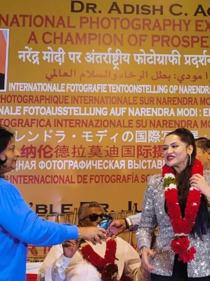 Being felicitated at the International Photography Exhibition. I am always humbled by the recognition and support from my peers and seniors in the legal fraternity.