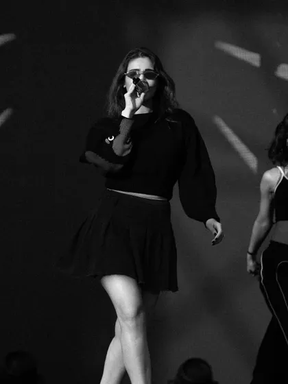 Another moody black and white shot from rehearsals. It captures the focus and preparation that goes into every performance.