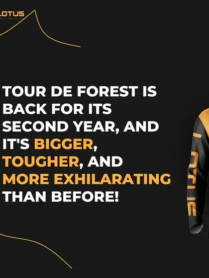 The Tour de Forest is back and bigger than ever. This graphic builds excitement for our second annual cycling event.