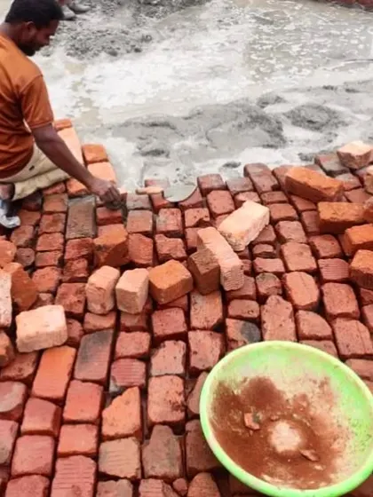We often use traditional techniques like Brickbat Coba for waterproofing. This time-tested method provides excellent waterproofing and thermal insulation for flat roofs. It's a labor-intensive process, but we believe it offers the best long-term solution.