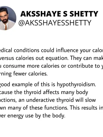 Medical conditions like hypothyroidism can slow down your fat loss journey. An underactive thyroid slows many body functions, resulting in lower energy use by the body and making it harder to create a calorie deficit.