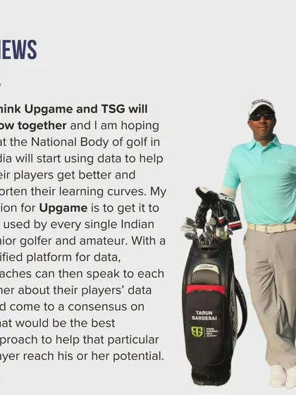 My journey with data started with Excel sheets and has evolved through multiple software systems to Upgame. This belief in performance statistics helps our students make their practice more effective by targeting weaknesses, not just blindly hitting balls. My vision is for every junior golfer in India to use a unified data platform to shorten their learning curve.