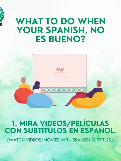 Tip 1: Watch videos or movies with Spanish subtitles. This is a great way to improve your listening and reading skills simultaneously.