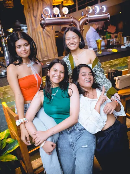 A group of friends having a great time. My goal is to create nights that people talk about for weeks.