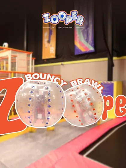 Get ready for a bouncy brawl. The Zorb balls are perfect for some friendly and hilarious competition on the trampolines.