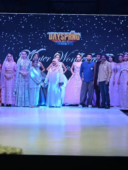 A proud moment on the runway with my entire GULFAM collection and the talented team who helped bring this vision to life.