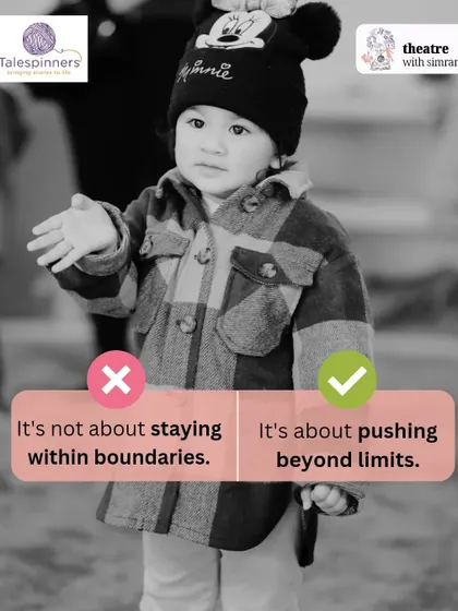 This is a space for pushing beyond limits, not staying within boundaries. We encourage children to take creative risks and explore new territories.