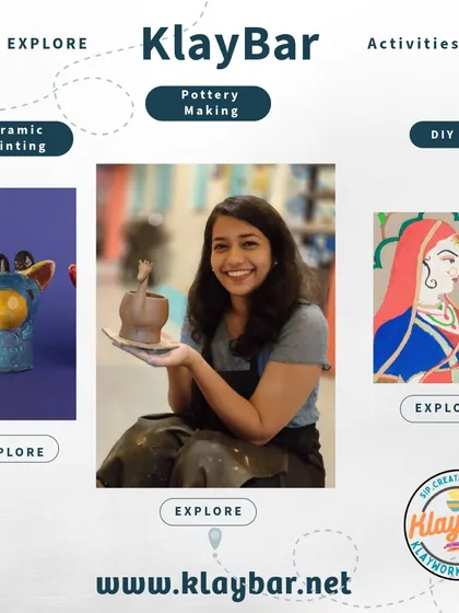 An overview of the activities we offer at KlayBar, from ceramic painting and pottery making to DIY kits. It's a journey inward and a bridge to community.