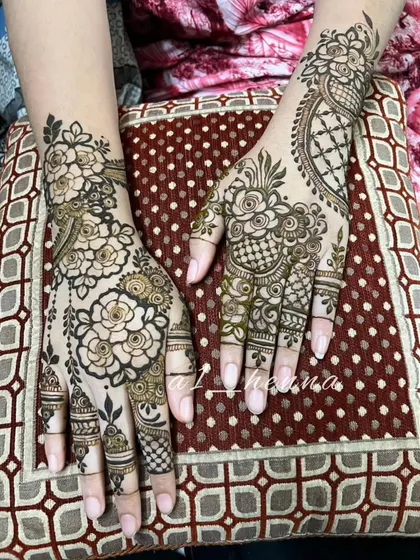 A beautiful floral design with a mix of bold and delicate elements.