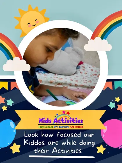 Look how focused our kiddos are during their activities. This child is completely absorbed in his drawing, a testament to the calm and engaging environment we provide. When children feel safe and supported, their ability to concentrate and learn blossoms.