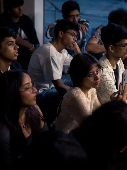 The focused and appreciative faces in our audience during a performance. You can feel the shared energy and respect for the music in the room.