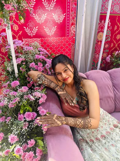 A duplicate of 224, capturing her relaxed and happy mood.