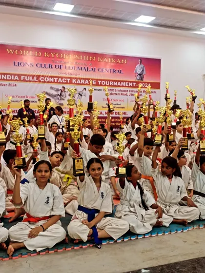 More smiling faces and trophies. The collective success of the students is the best reward for a coach.