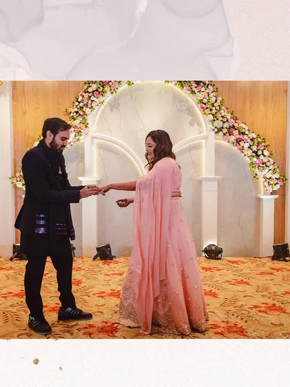 Journey with us as this couple begins their forever amidst the enchanting ambiance of Kalidas Marriage Hall, a day brimming with happiness and laughter.