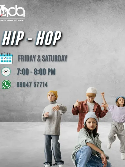 Ready to find your groove? Our Hip-Hop classes run on Fridays and Saturdays. Come learn the latest moves and street style choreography with us.