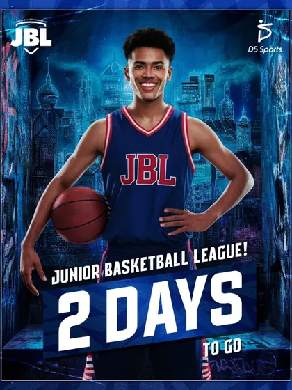 Two days until the action begins. I use these countdowns to build anticipation for the start of the Junior Basketball League.
