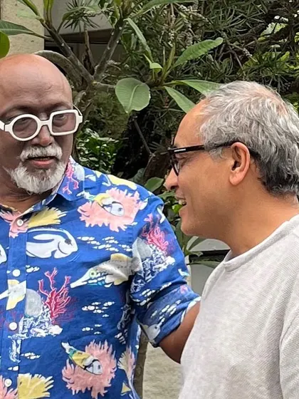 A serendipitous meeting on the street with artist and curator Bose Krishnamachari. The worlds of art and architecture are deeply intertwined, and these spontaneous conversations often spark new ideas.