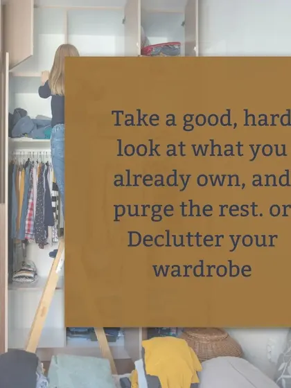 The first practical step is to take a good, hard look at what you already own. We guide you through a gentle decluttering process to clear out what no longer serves you and make space for a more intentional wardrobe.