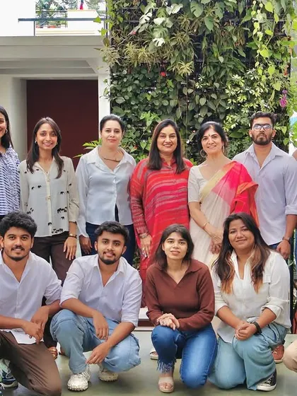 Our founders with a group of team members, showcasing the mentorship and leadership at the core of GNA.