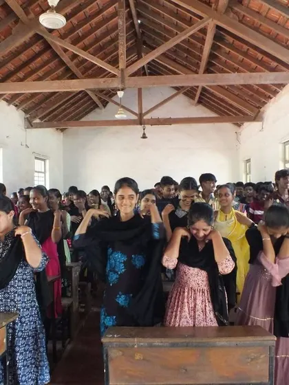 Students participate in an interactive session during our awareness campaign. Engaging activities help them understand and connect with the core concepts of animal welfare and responsible coexistence.