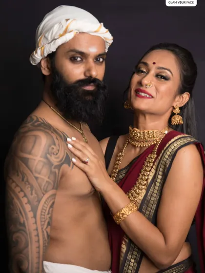 A smudged kohl look adds a raw, powerful element that I absolutely love. For this traditional-themed jewellery shoot, it enhanced the model's eyes and added a touch of drama to the overall aesthetic.