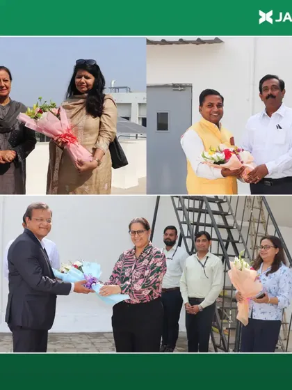 Key moments from the inauguration ceremony of the solar power system. We are honored to partner with the Indian Spinal Injuries Centre and contribute to a greener, more sustainable healthcare infrastructure.