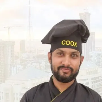 Meet one of our professional chefs, ready to bring his culinary skills to your home kitchen. Our team is experienced and passionate about creating delicious food for your events.