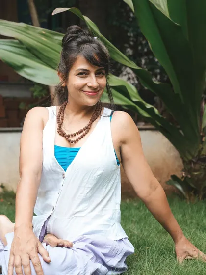 We are thrilled to have Neelam Mangat on our teaching team. She has designed a powerful Yoga Therapy course for our 300-hour students and provides invaluable support to everyone at the ashram.