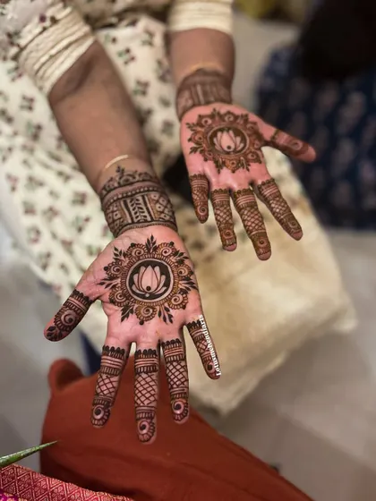 A beautiful design featuring our signature lotus motif within a mandala. This is a popular choice that connects back to our brand's identity.