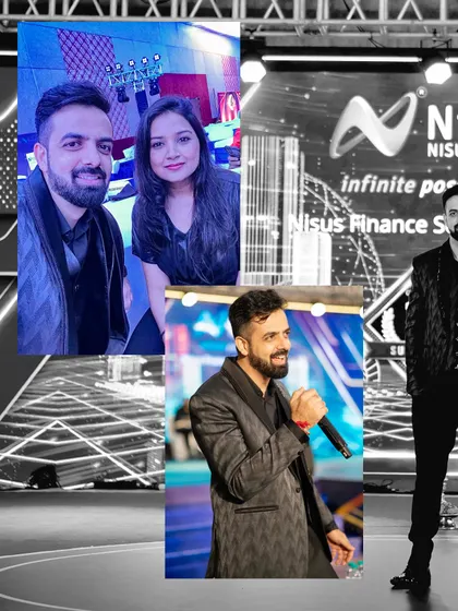 A collage from the NIFCO 10th-anniversary celebration, which featured industry icons like Vivek Oberoi and Niranjan Hiranandani.
