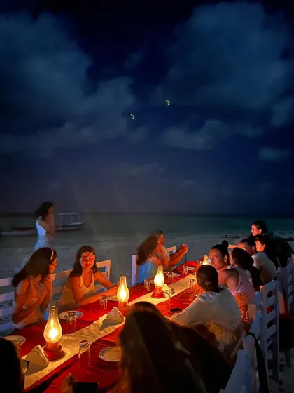 More glimpses from our unforgettable Lakshadweep retreats. Every moment is a postcard, from sunrise dives and full moon dinners to candid conversations and quiet naps on the beach.