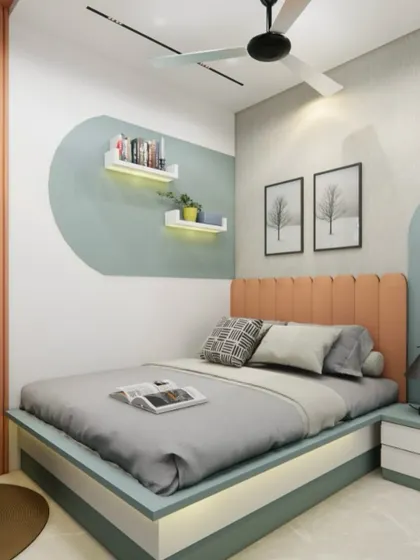 This is the 3D render we created for the kids' room. As you can see by comparing it to the final photos, we deliver exactly what we promise.