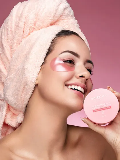 Hydrated skin is the secret to flawless beauty photography. This shot from our workshop demonstrates how to prep skin for that perfect, dewy glow.