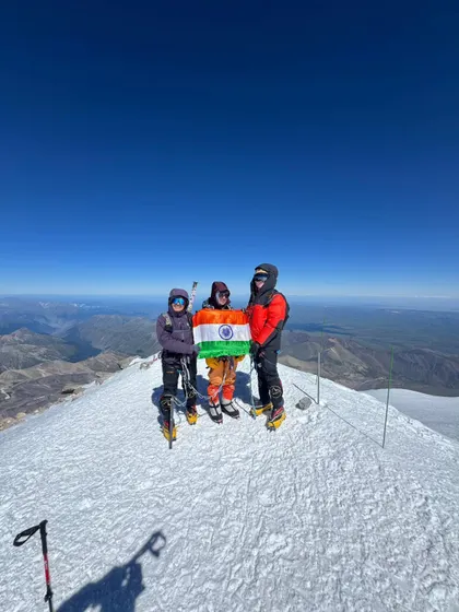 Just months after Everest, blind climber Chhonzin Angmo stands on Mt. Elbrus, her second of the Seven Summits. Her journey is an inspiration to us all.