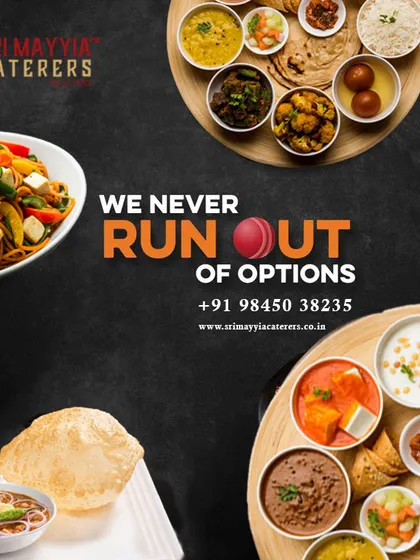 We never run out of options. A collage showing the vast variety of cuisines and dishes we offer.