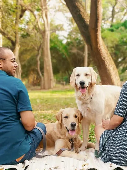 A quiet, candid moment during a family picnic. It’s not always about looking at the camera; sometimes the best shots are of you simply enjoying each other's company.