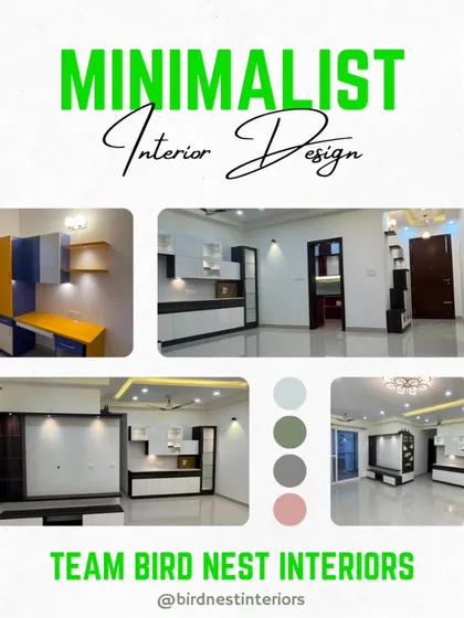 Whether your style is minimalist or magnificent, our team brings it to life. This collage shows our versatility, from a clean, modern living room to a colorful kids' study area.