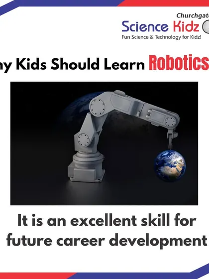 Why should kids learn robotics? It is an excellent skill for future career development. Robotics helps students learn academic skills like research, collaboration, and communication while exposing them to physics, biology, electronics, and engineering.