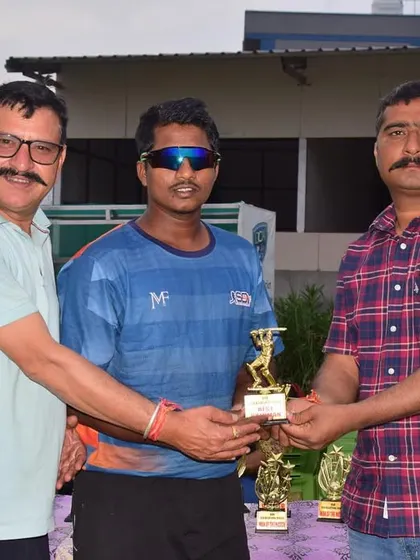 Venkatesh Naidu awarded Best Batsman of the series for his consistent performance during the Dehradun tour.