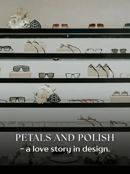 Petals and polish. For the Maybach launch, we placed small, elegant floral posies among the products on display. This detail ensured that the story of luxury and craftsmanship was told in every corner of the store, right down to the shelves.