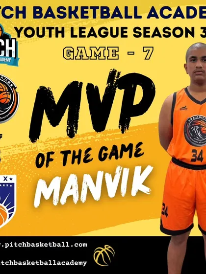 Manvik lit up the court in Game 7 with an unstoppable performance, making it clear why he was the MVP.